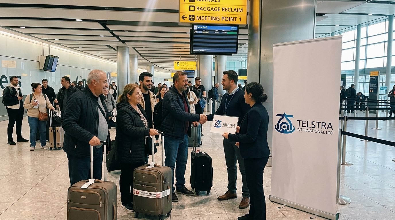 Our team at the UK airport